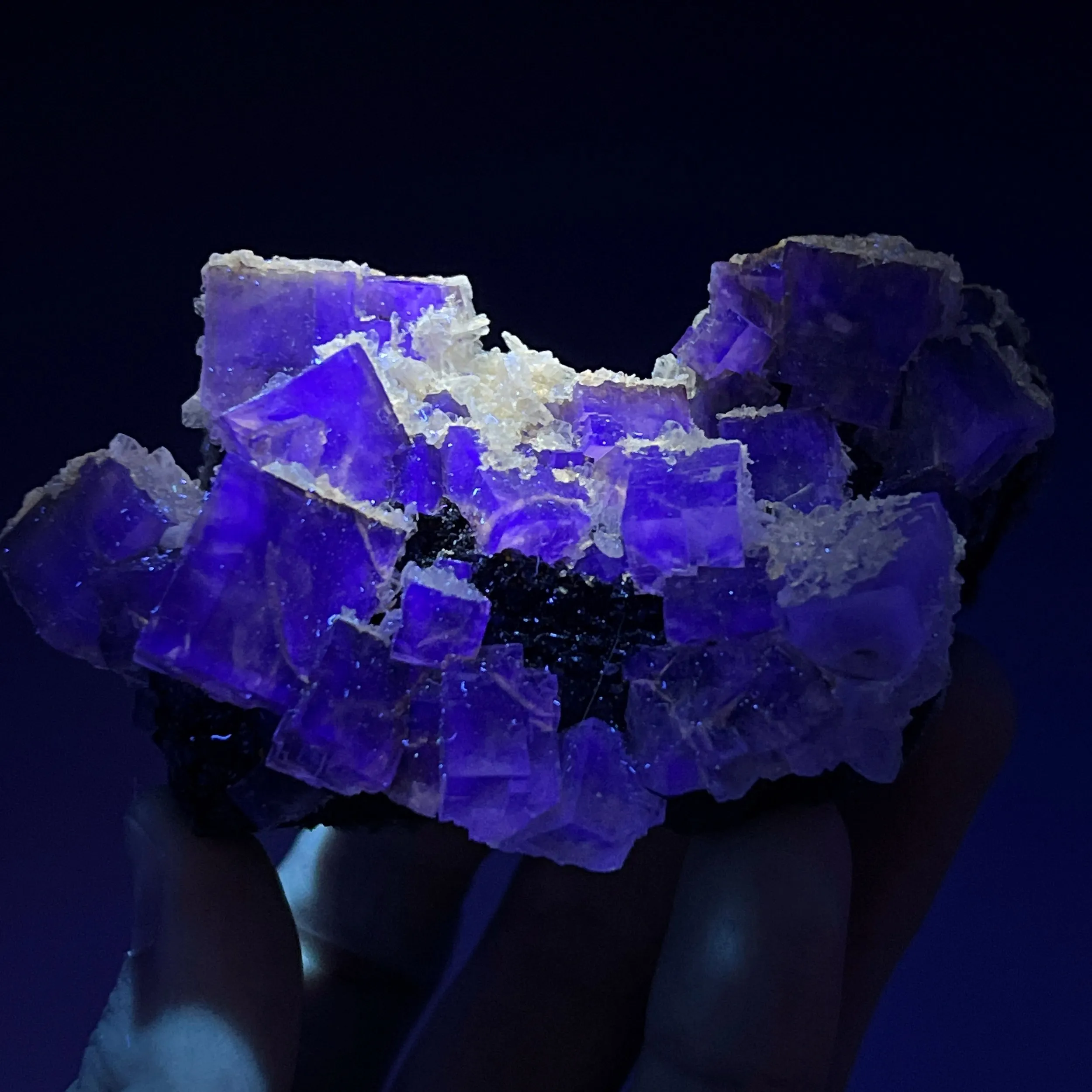 Fluorite with Baryte and Sphalerite - image 2