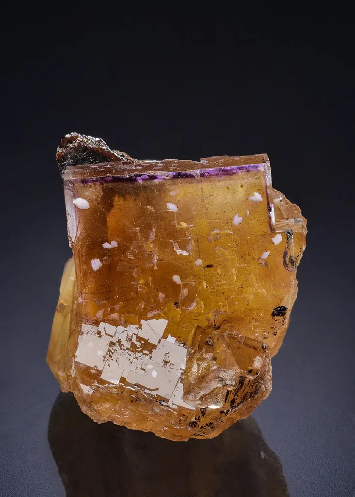Fluorite with Baryte and Sphalerite image