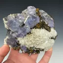 Fluorite with Baryte and Sphalerite Minerva No. 1 Mine - image 1