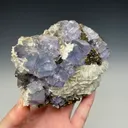Fluorite with Baryte and Sphalerite Minerva No. 1 Mine - image 3