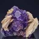 Fluorite with Baryte - image 1