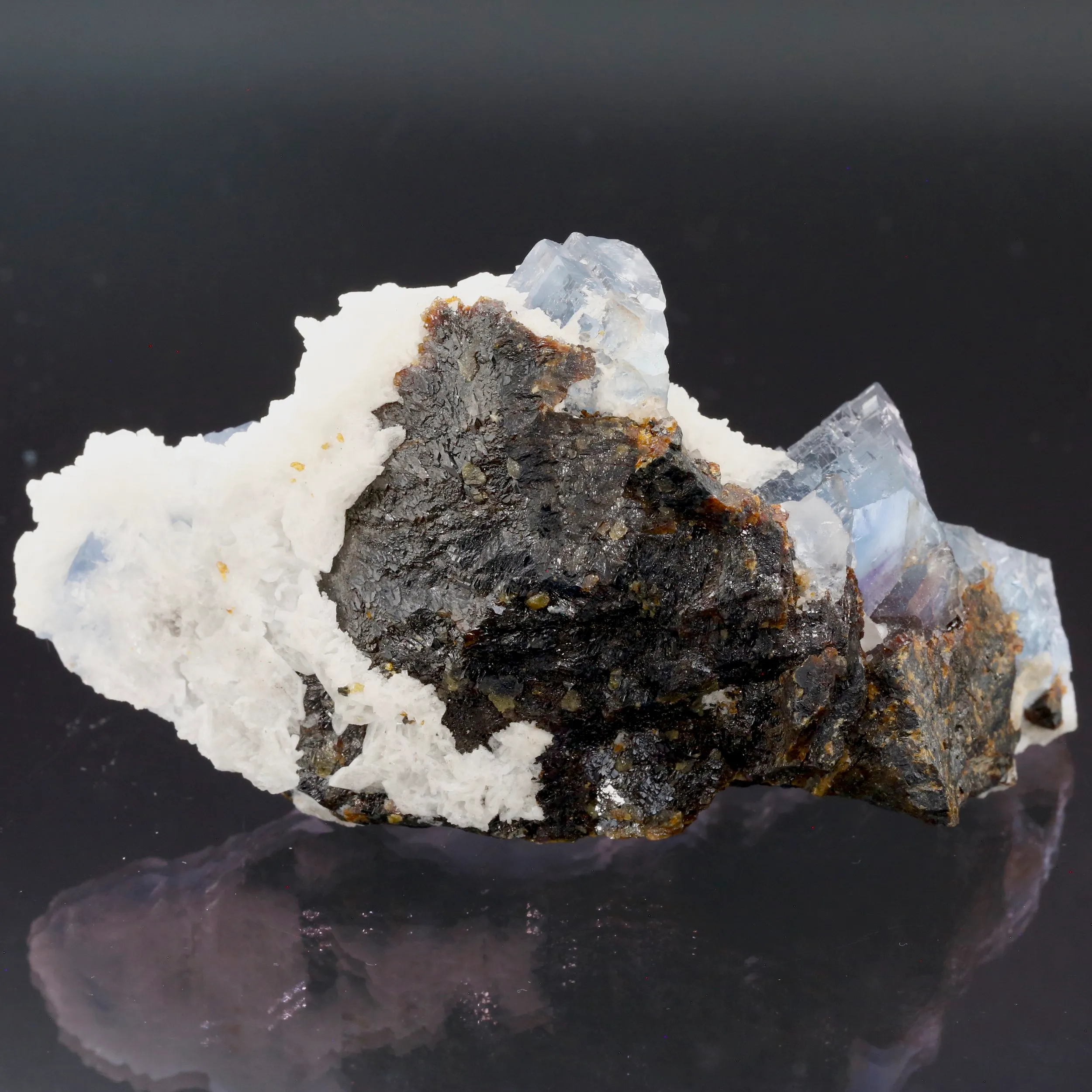 Fluorite with Baryte - image 4