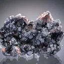 Fluorite with Baryte on Quartz epimorph after Calcite - image 1