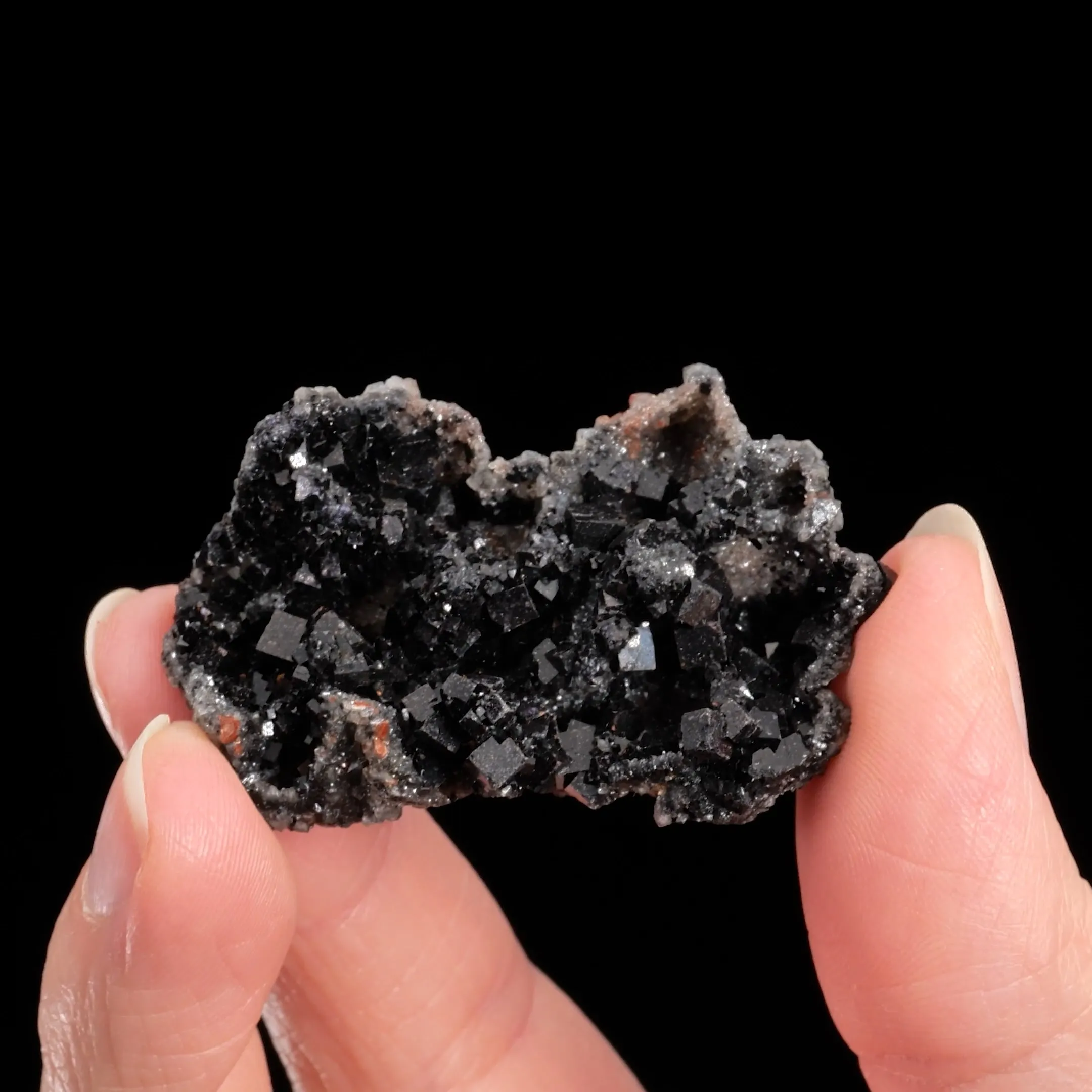 Fluorite with Baryte on Quartz epimorph after Calcite - image 2