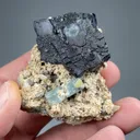 Fluorite with Beryl - image 2
