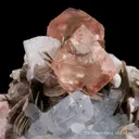 Fluorite with Beryl var. Aquamarine, Muscovite and Albite - image 1