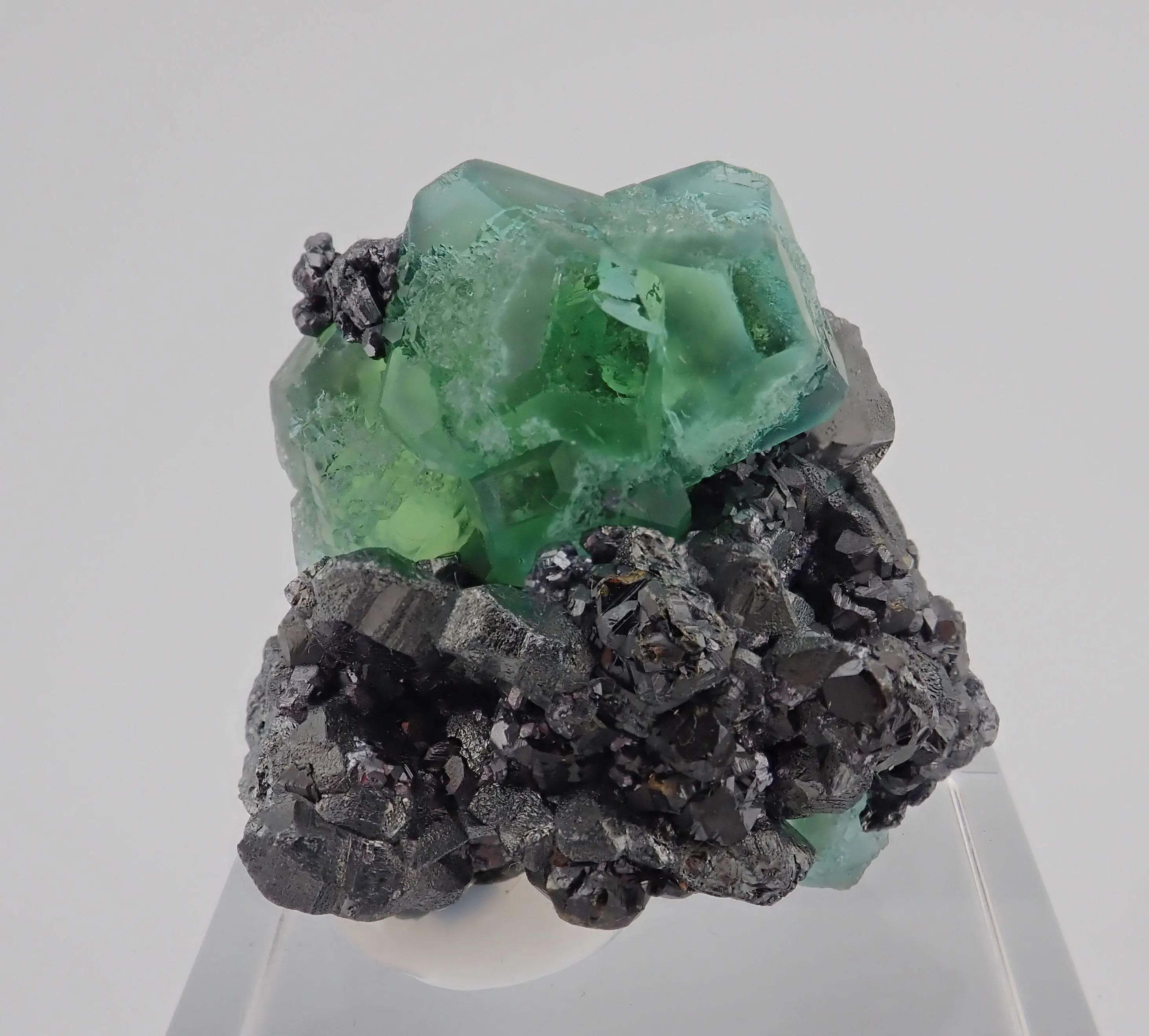 Fluorite with Bournonite - image 3