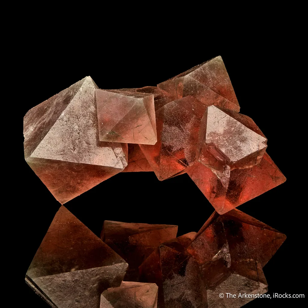 Fluorite with Byssolite inclusions - image 3