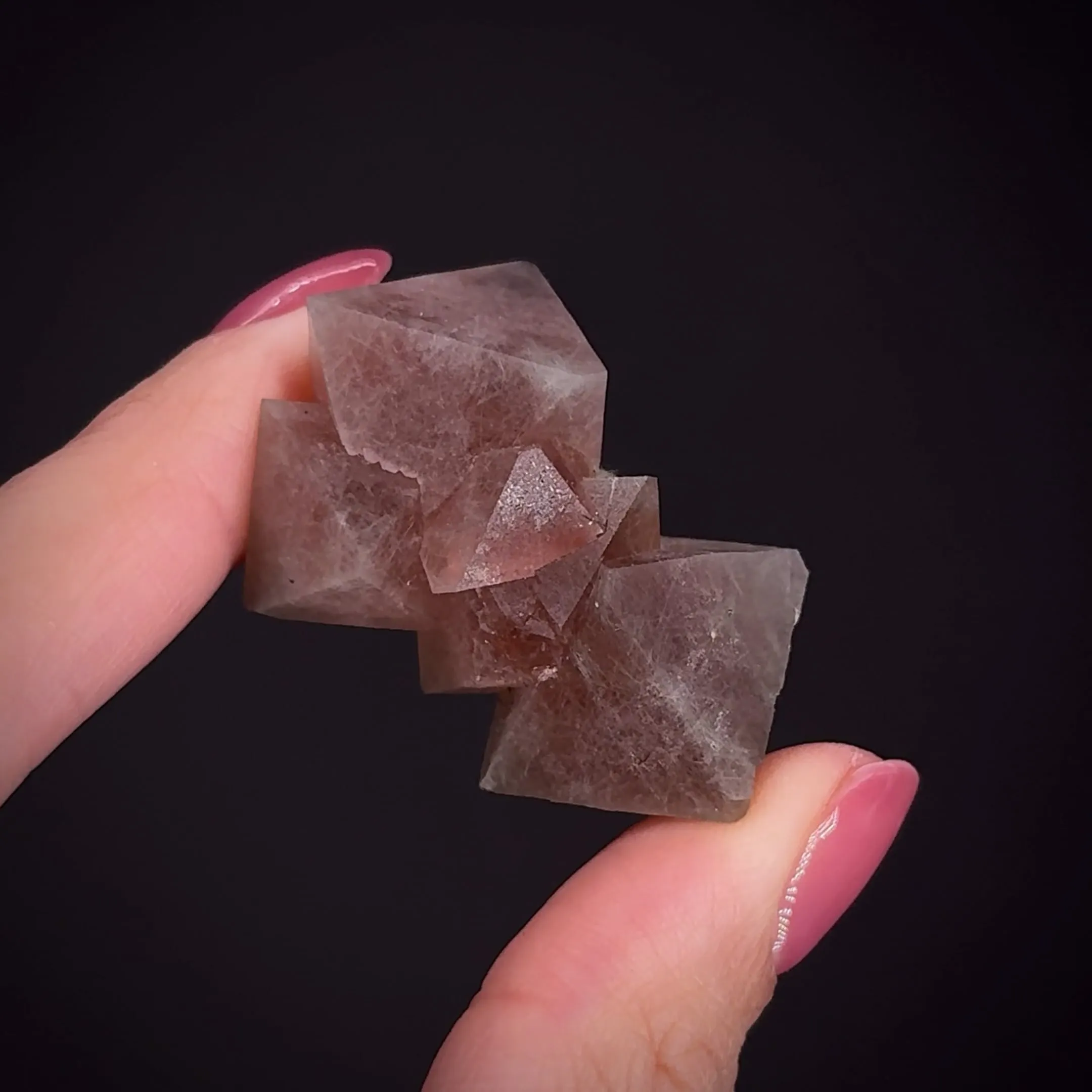 Fluorite with Byssolite inclusions - image 2