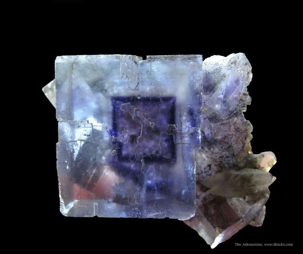Fluorite With Calcite image