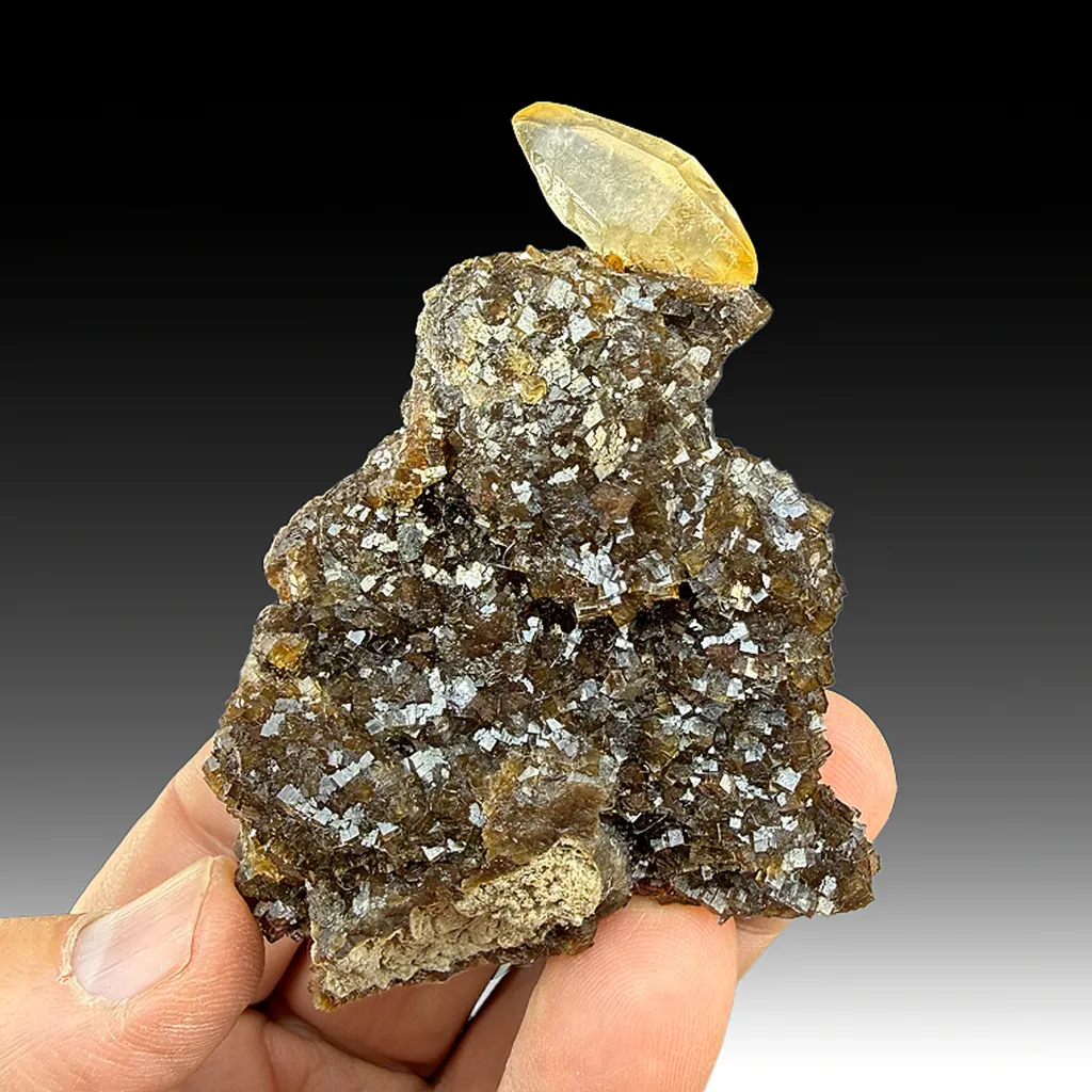 Fluorite with Calcite image