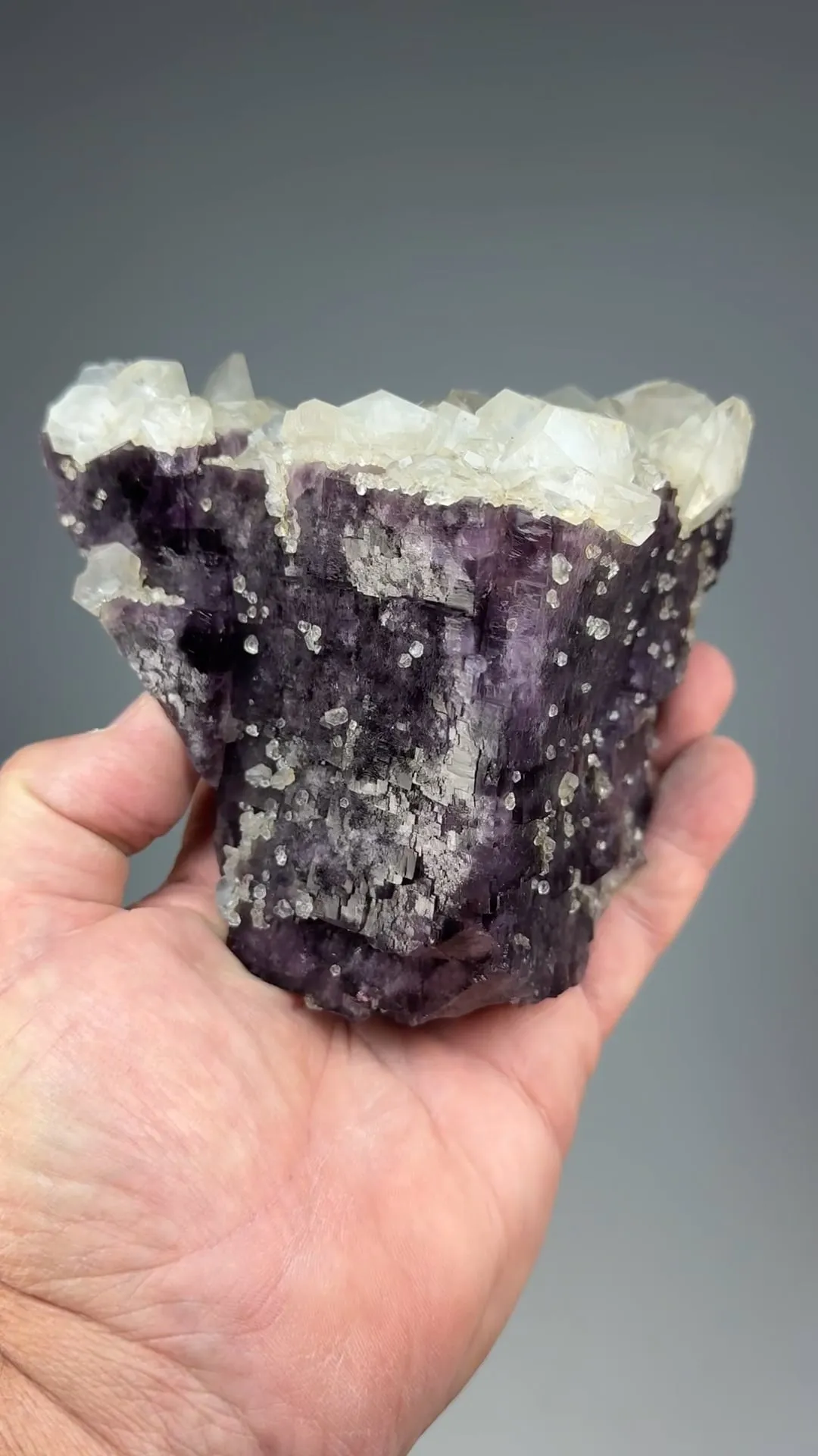 Fluorite with Calcite - image 2