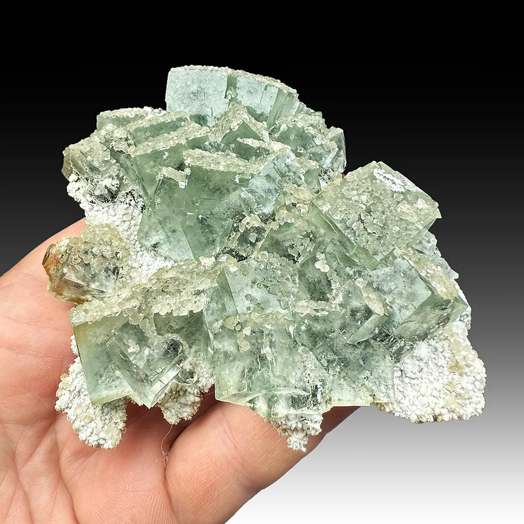 Fluorite with Calcite image