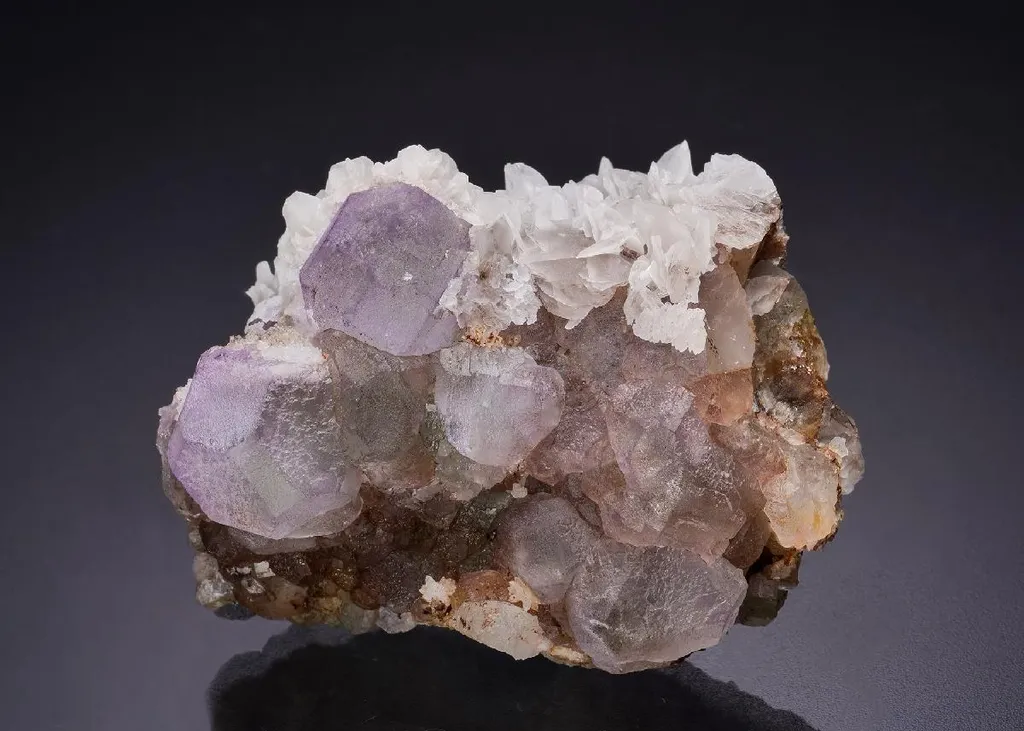 Fluorite with Calcite