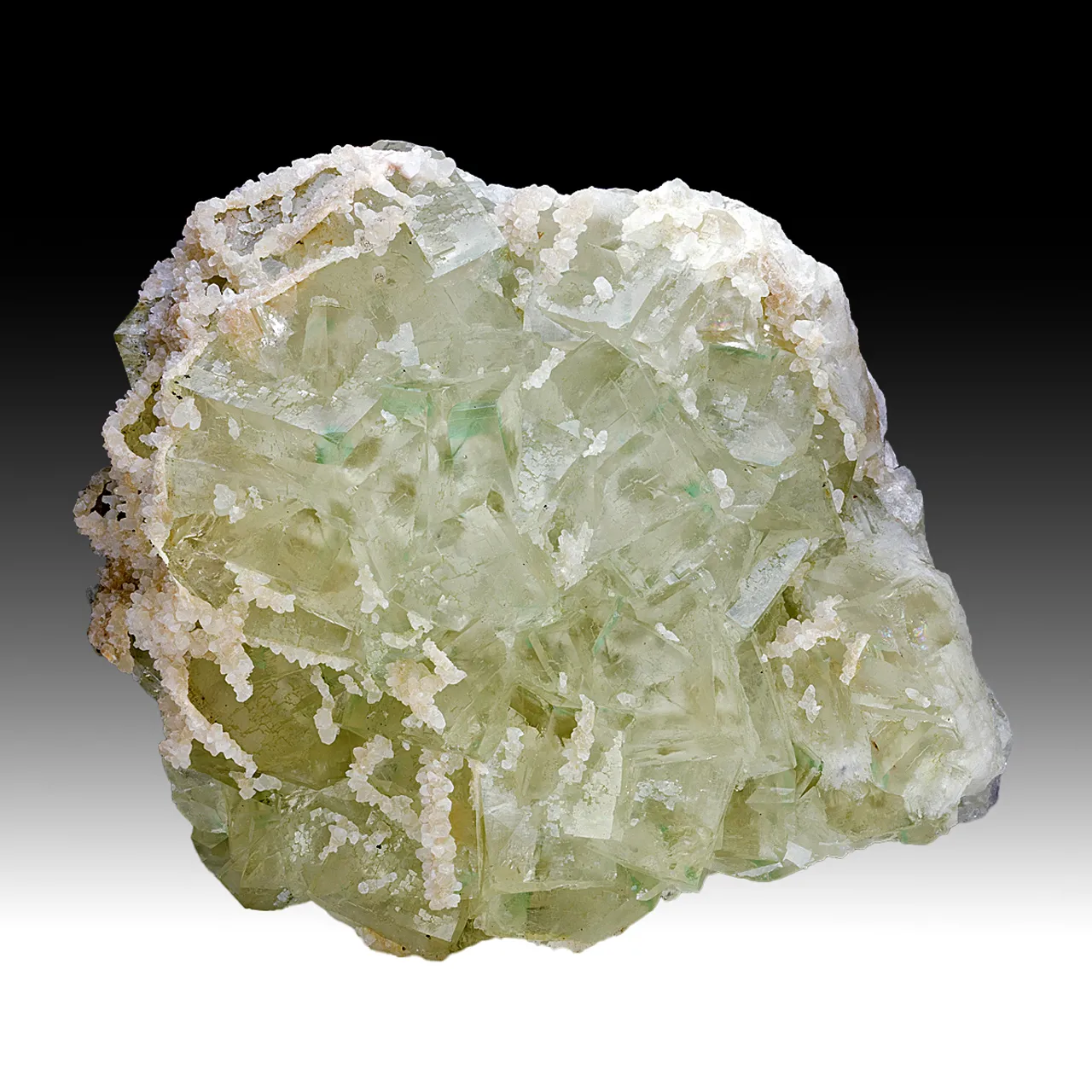 Fluorite with Calcite - image 1