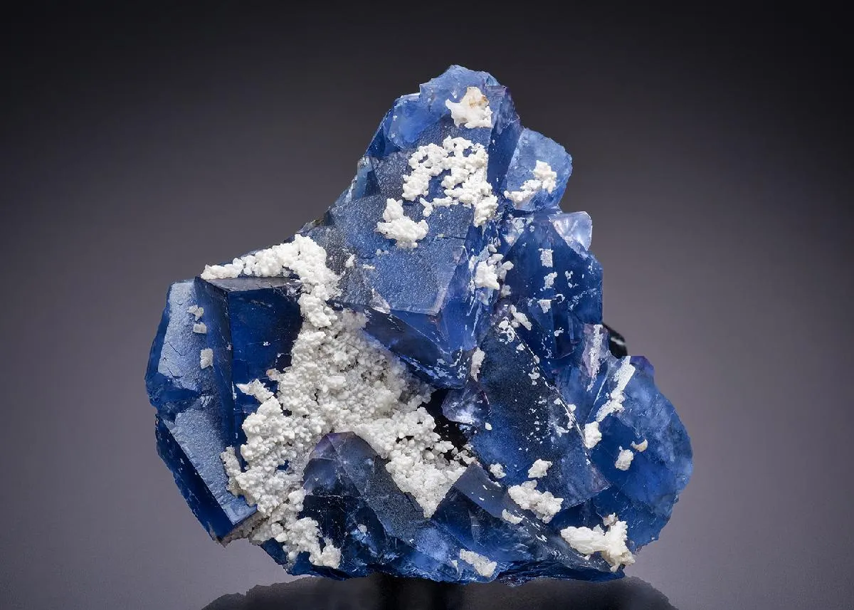 Fluorite with Calcite - image 1