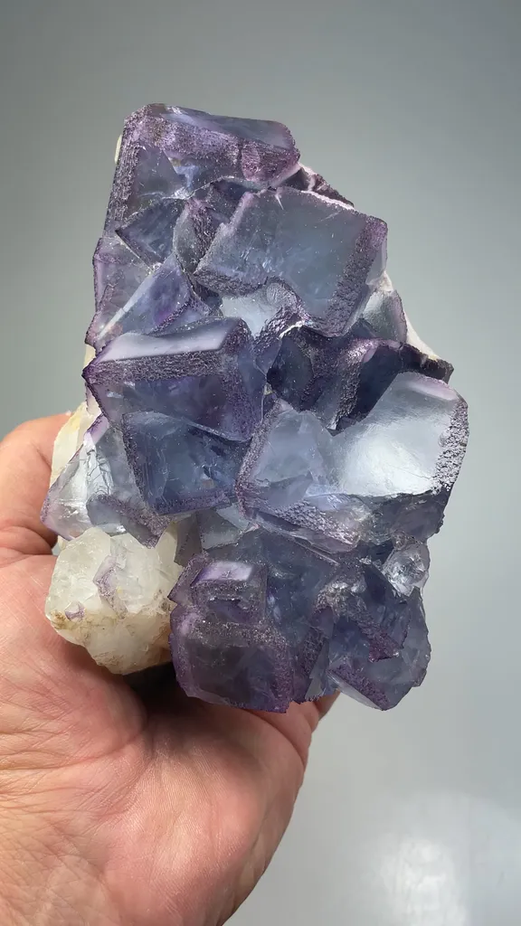 Fluorite with Calcite - image 2