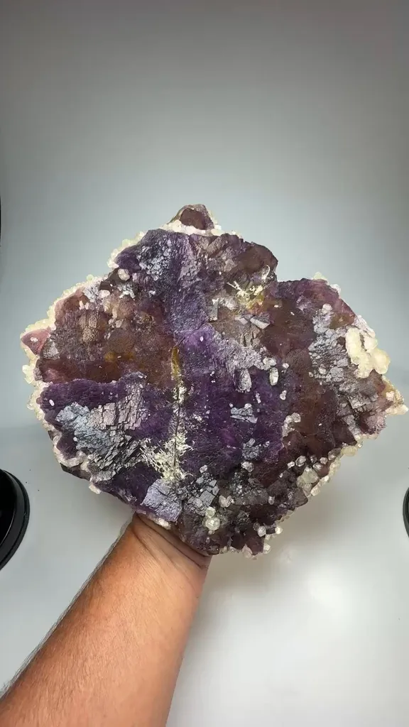 Fluorite with Calcite - image 2
