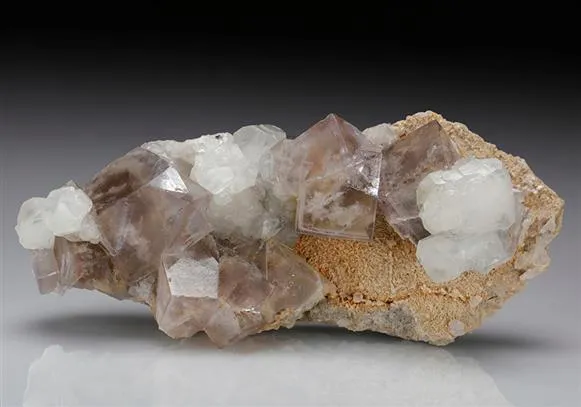 Fluorite with Calcite image