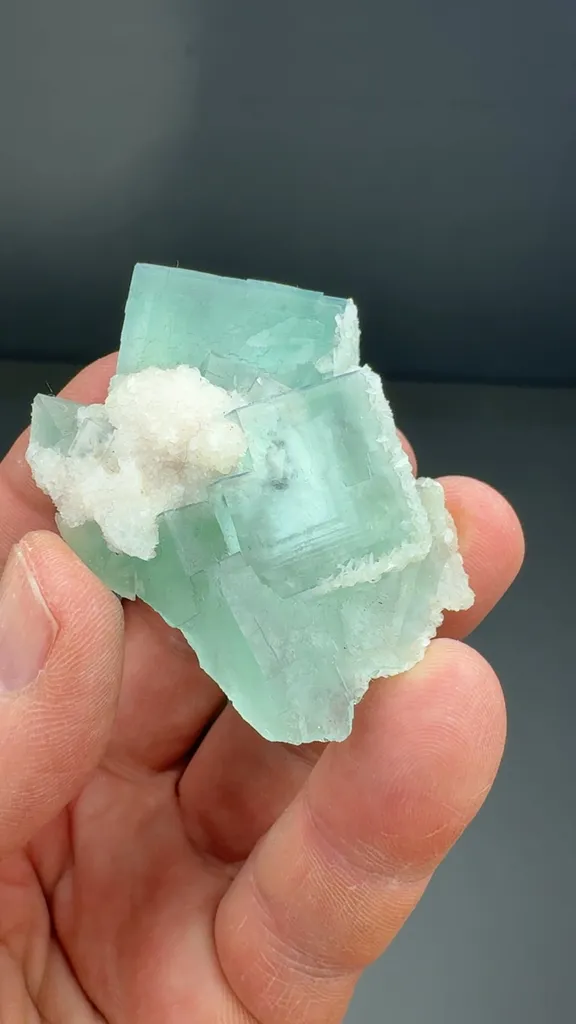 Fluorite with Calcite image