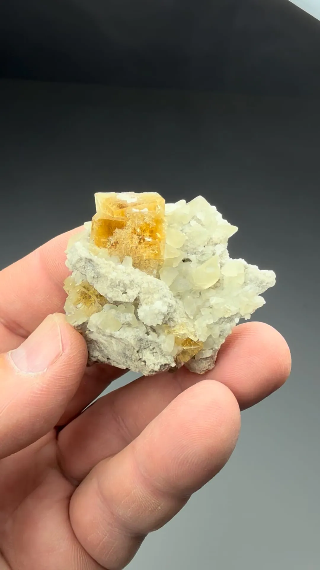 Fluorite with Calcite - image 2