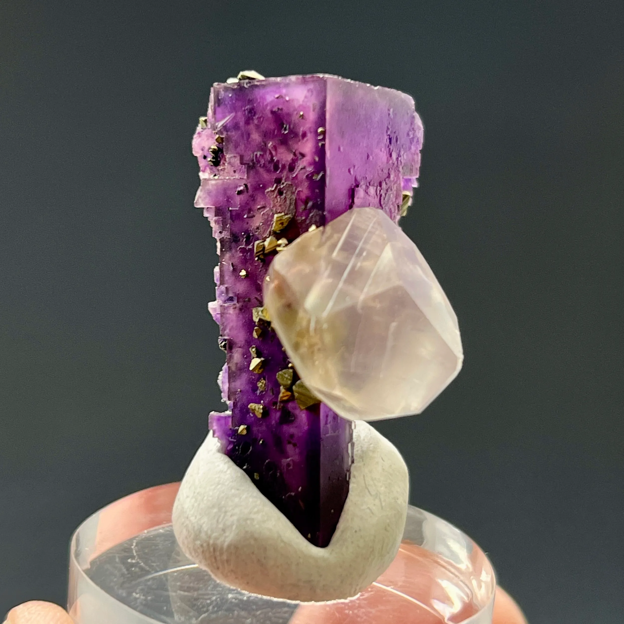 Fluorite with Calcite - image 3