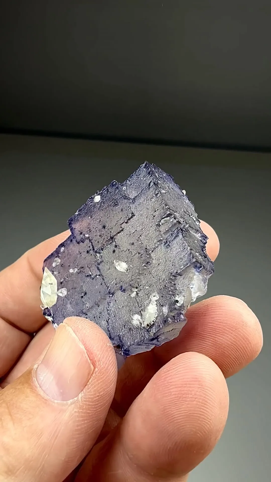 Fluorite with Calcite (2339) - image 2