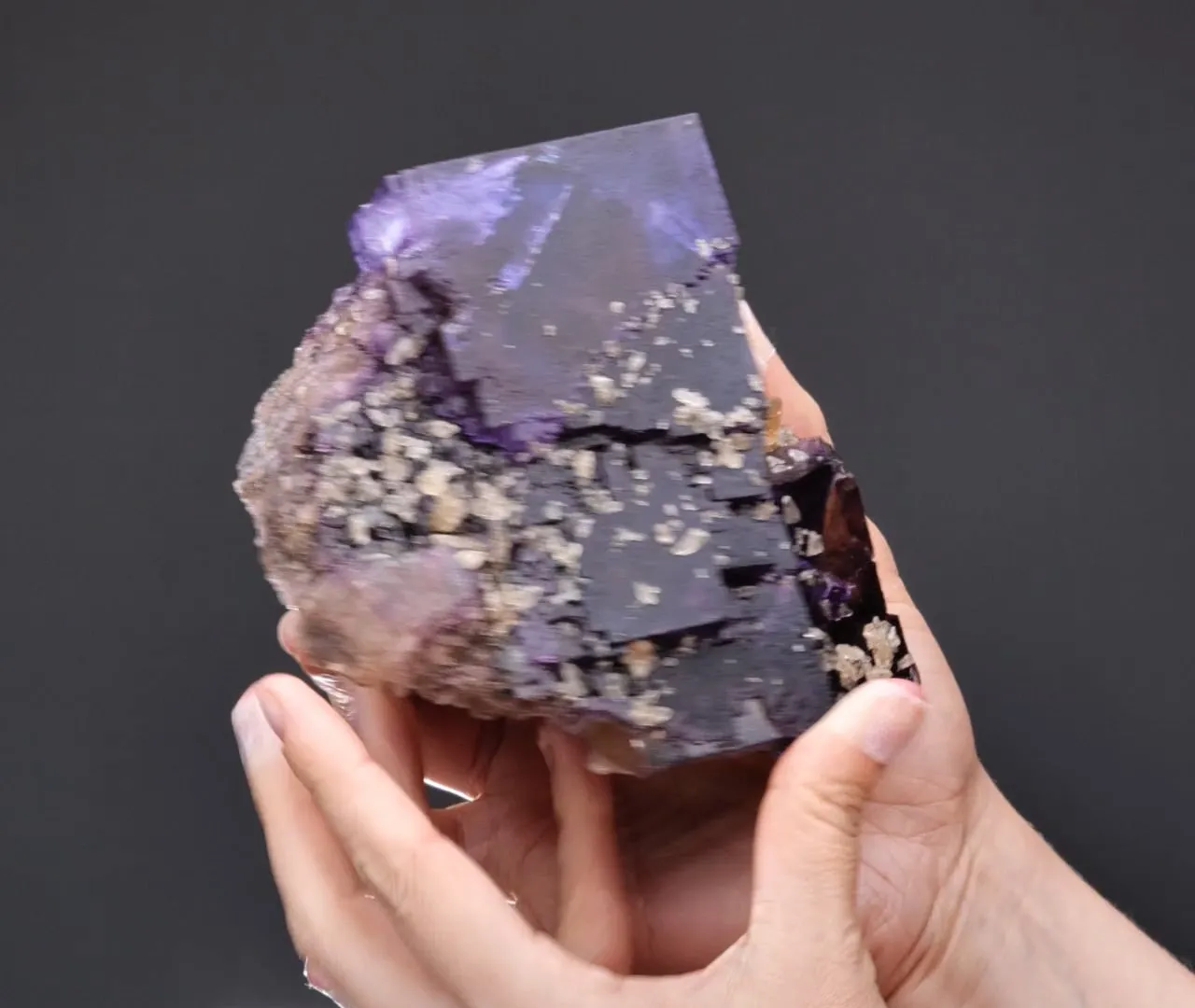 Fluorite with Calcite - image 2