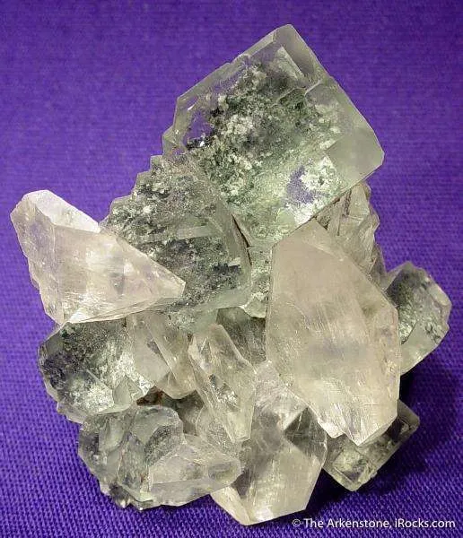 Fluorite With Calcite image
