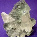 Fluorite With Calcite - image 1