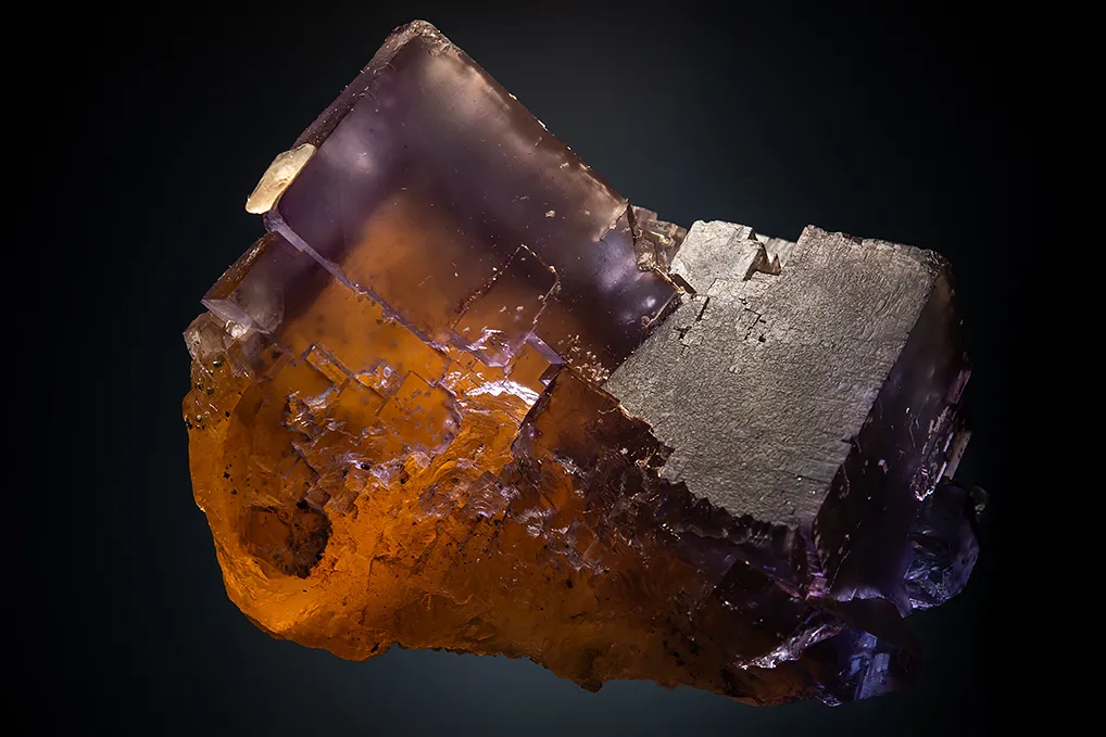 Fluorite with Calcite image