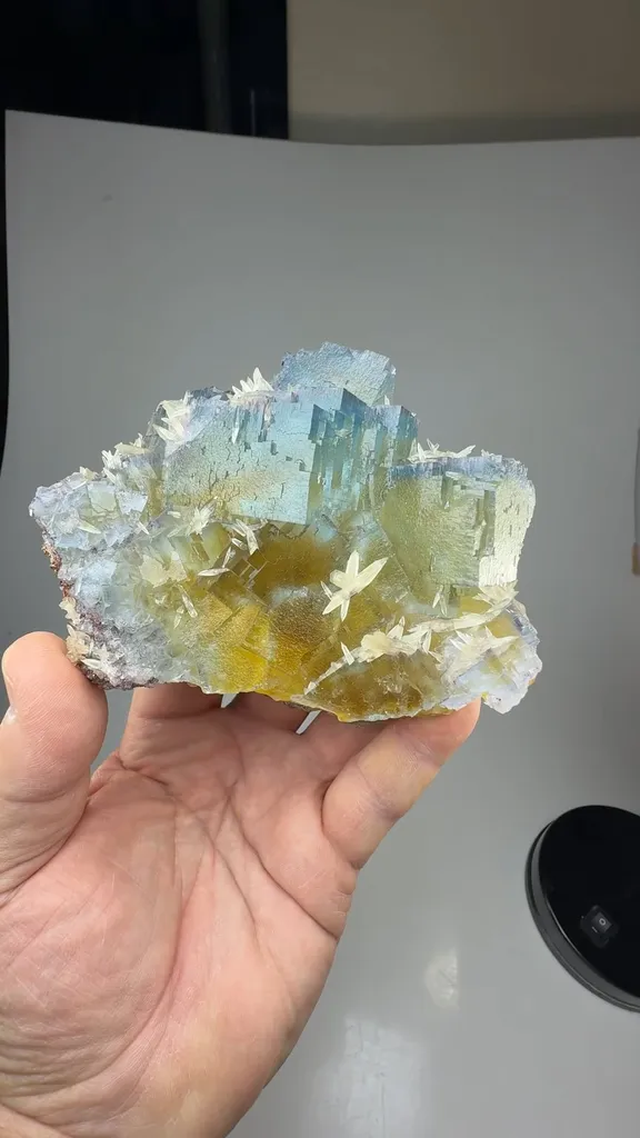 Fluorite with Calcite - image 2