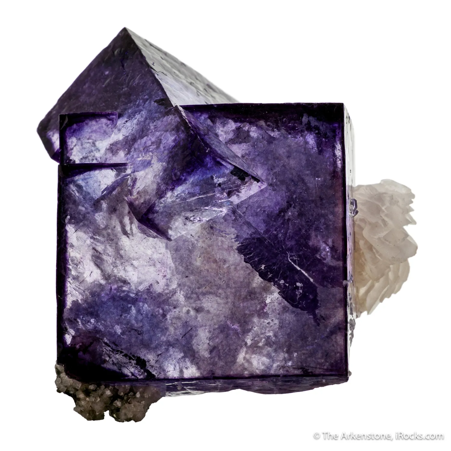 Fluorite with Calcite - image 4