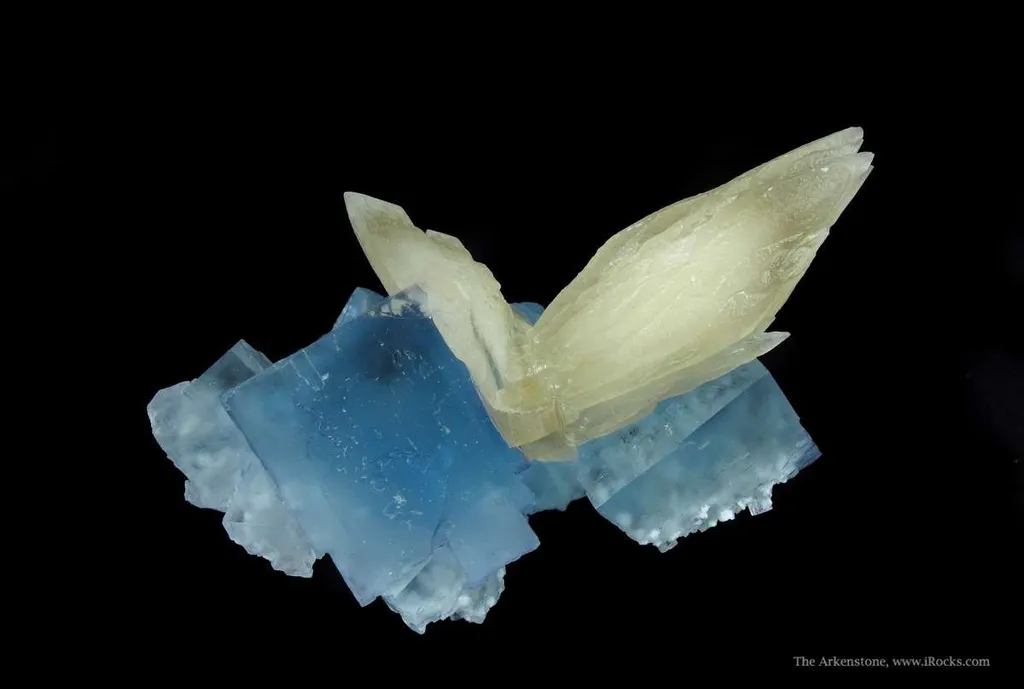 Fluorite With Calcite image