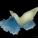 Fluorite With Calcite - image 1