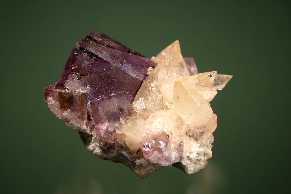 Fluorite with Calcite - image 4