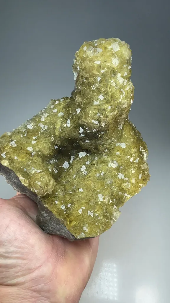 Fluorite with Calcite - image 3