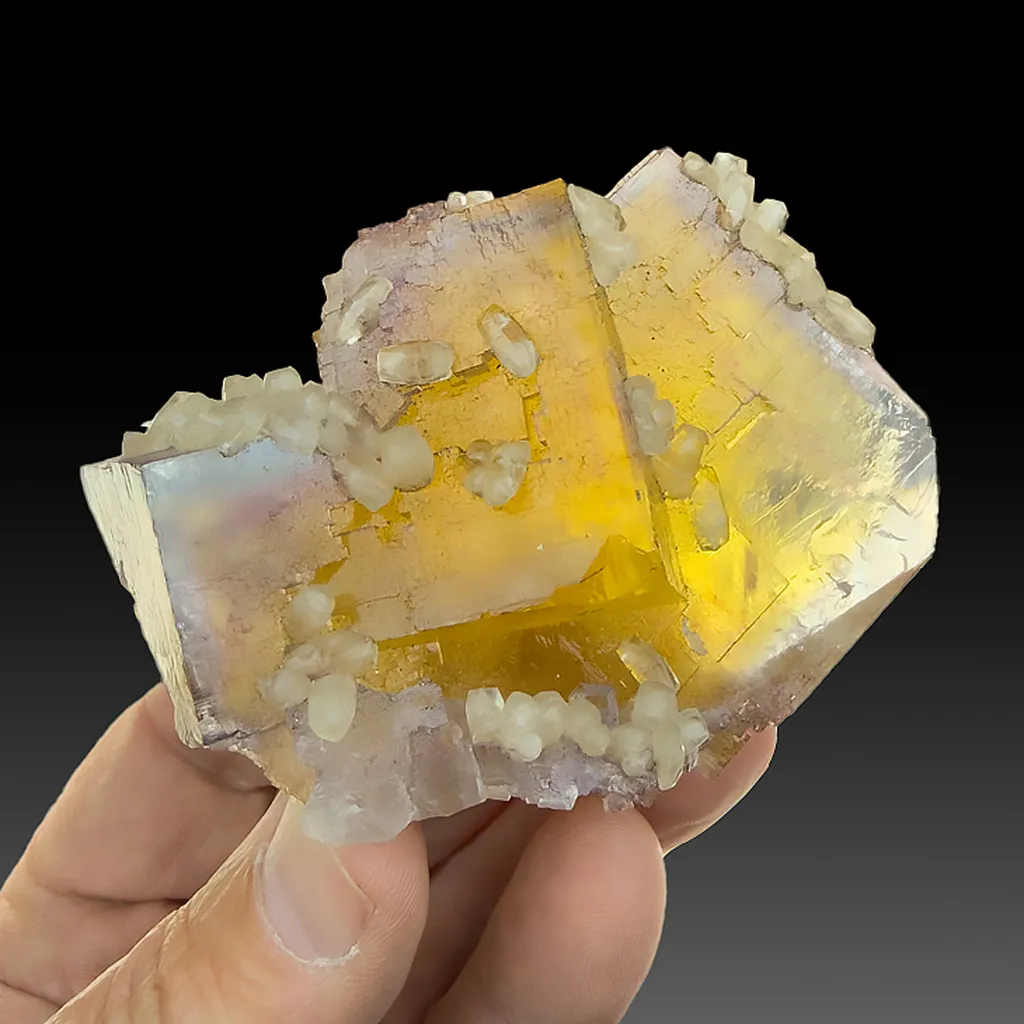Fluorite with Calcite image