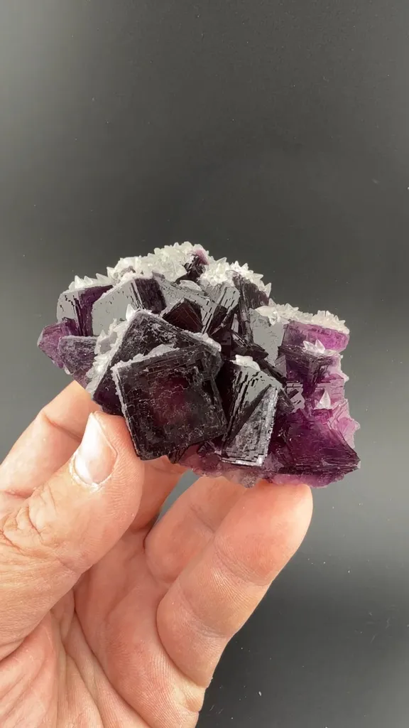 Fluorite with Calcite image