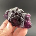 Fluorite with Calcite - image 1