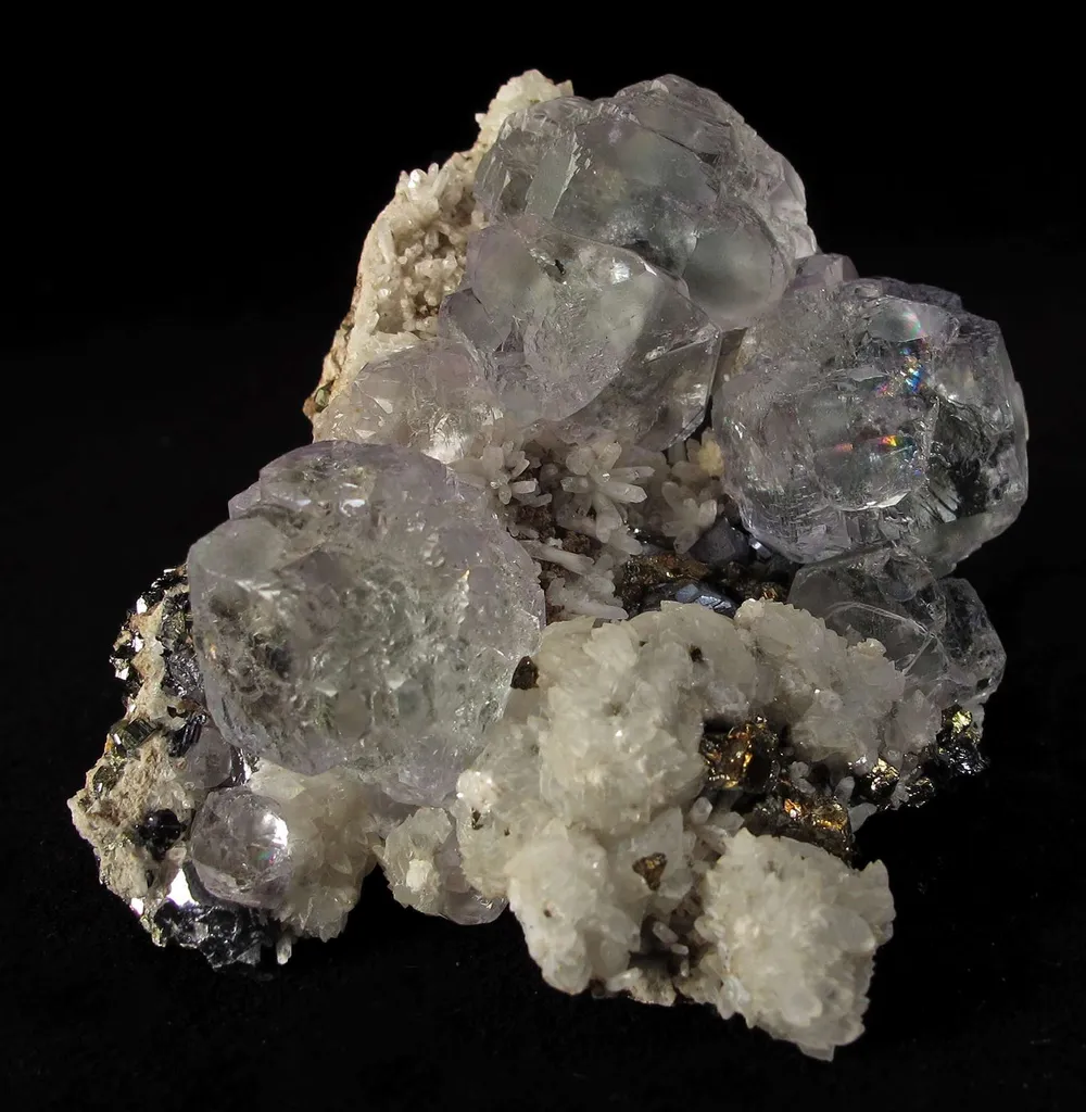 Fluorite With Calcite - image 5