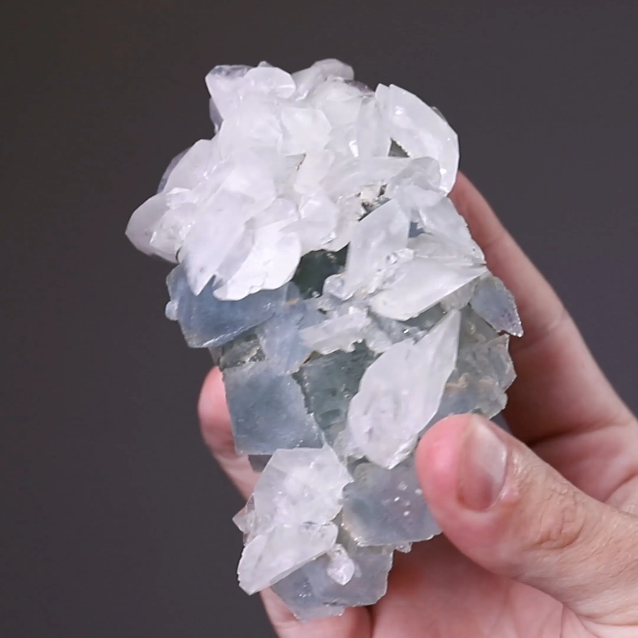 Fluorite with Calcite - image 2