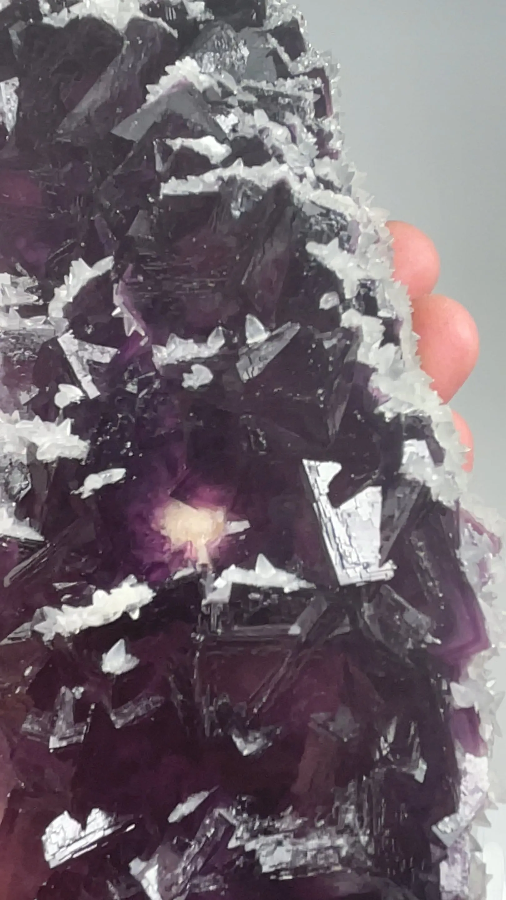 Fluorite with Calcite - image 2