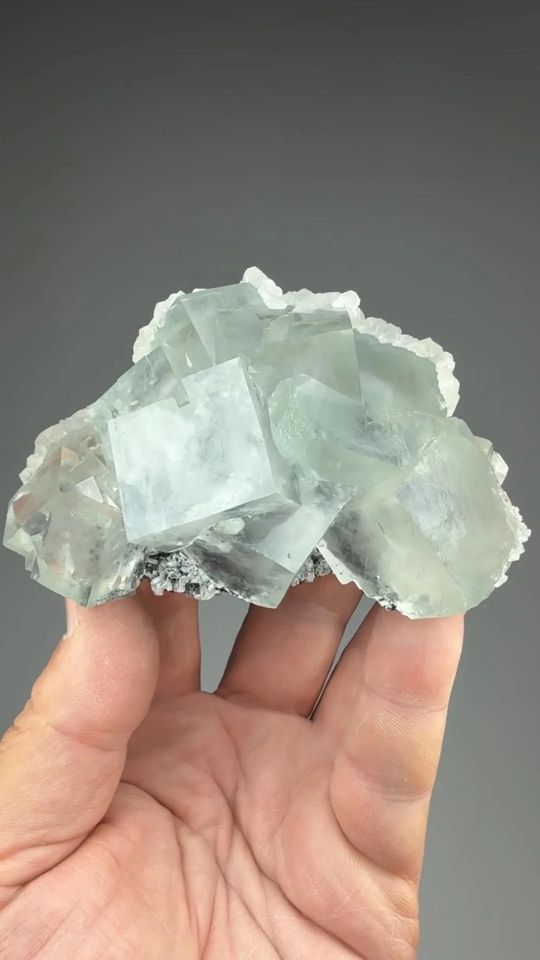 Fluorite with Calcite - image 2