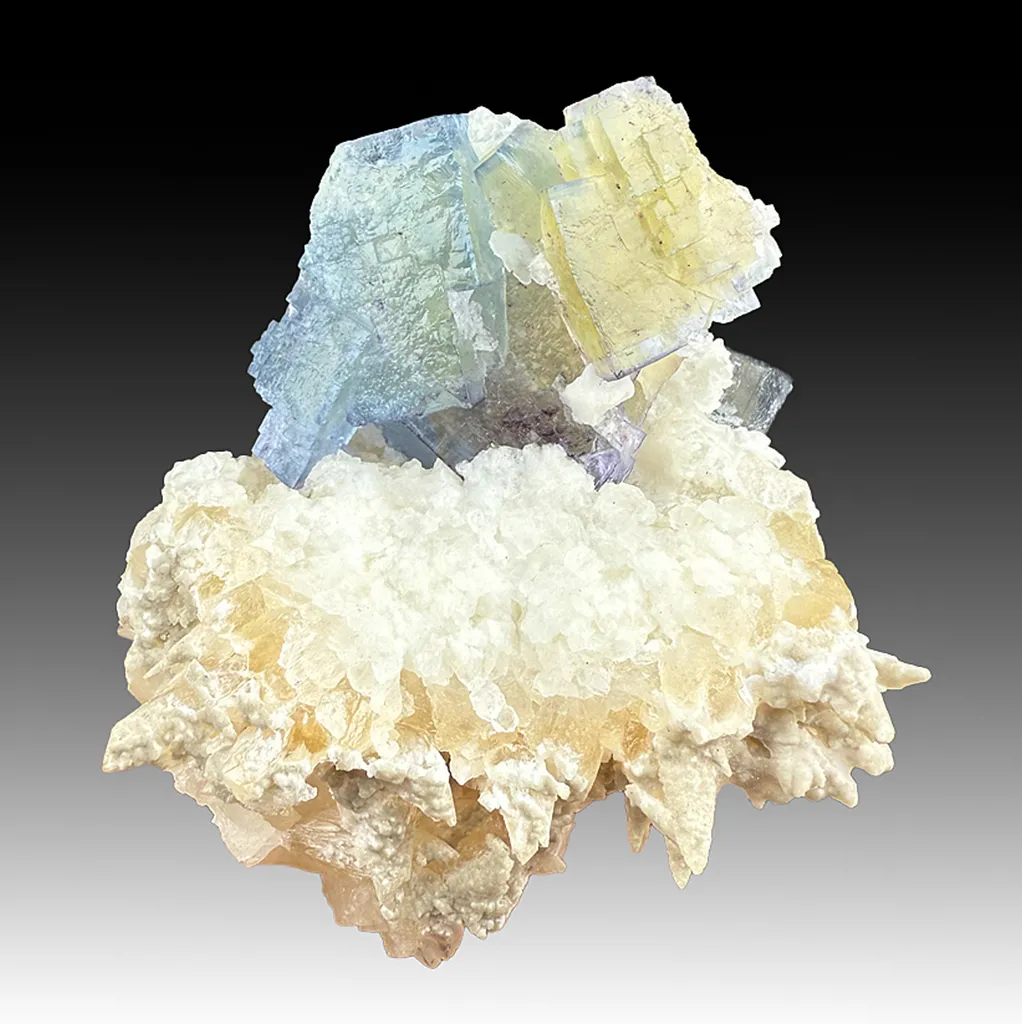 Fluorite with Calcite image
