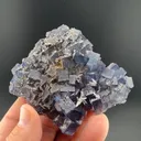 Fluorite with Calcite - image 1