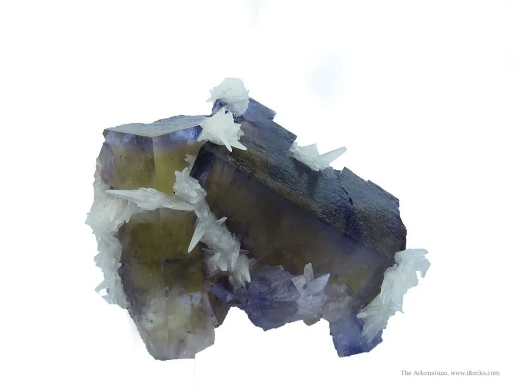 Fluorite With Calcite - image 5