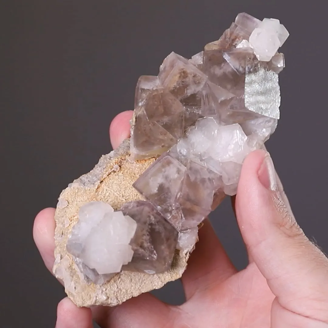 Fluorite with Calcite - image 2