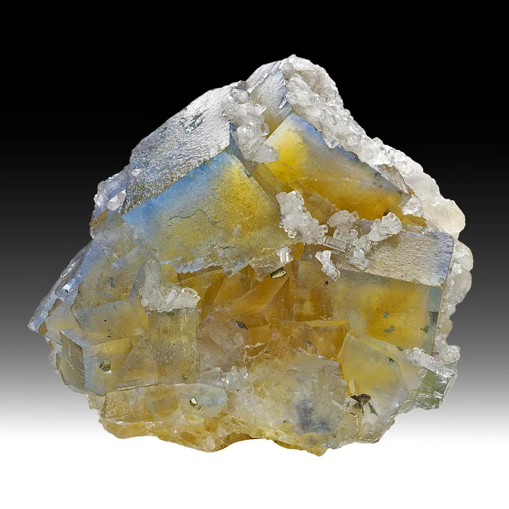 Fluorite with Calcite image