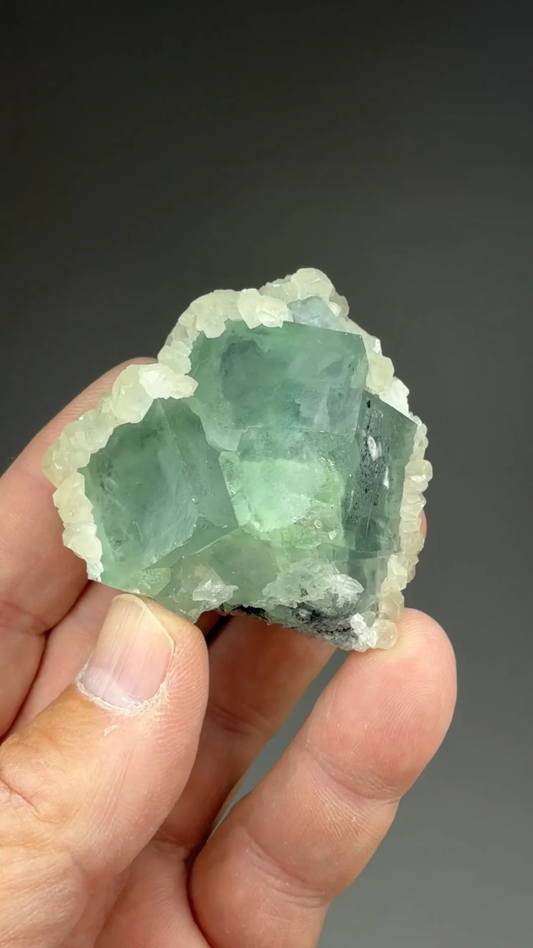 Fluorite with Calcite - image 2